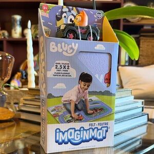 Bluey ImaginMat Play mat Colorful felt Learning imagination learning cars town